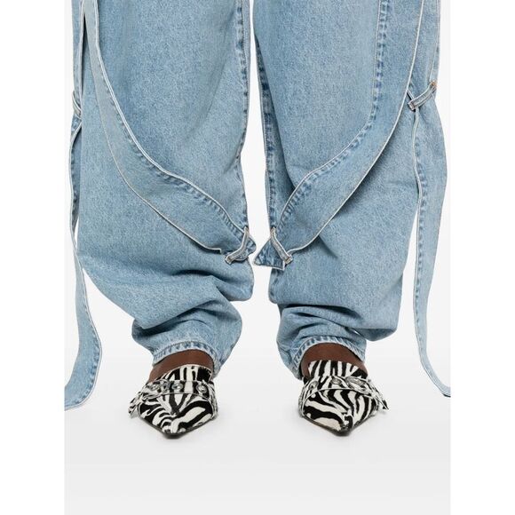 The Attico Women Drawstring Jeans